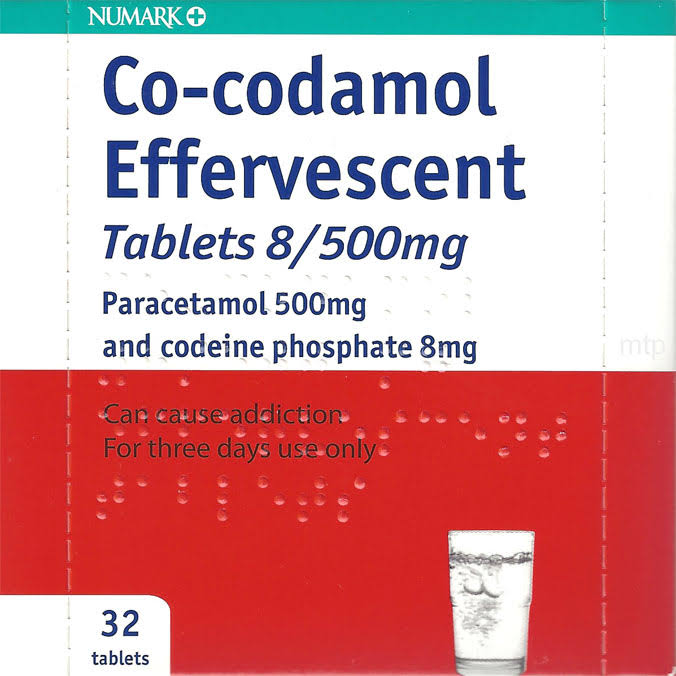Numark Medicinal Products Co-codamol Effervescent Tablets - 32ct