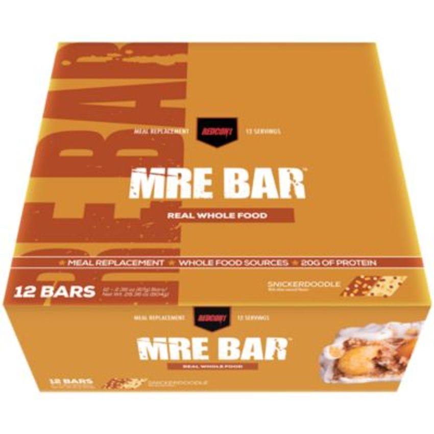 Redcon1 - MRE Bar - Snickerdoodle (12 Bars) - Meal Replacement Bars