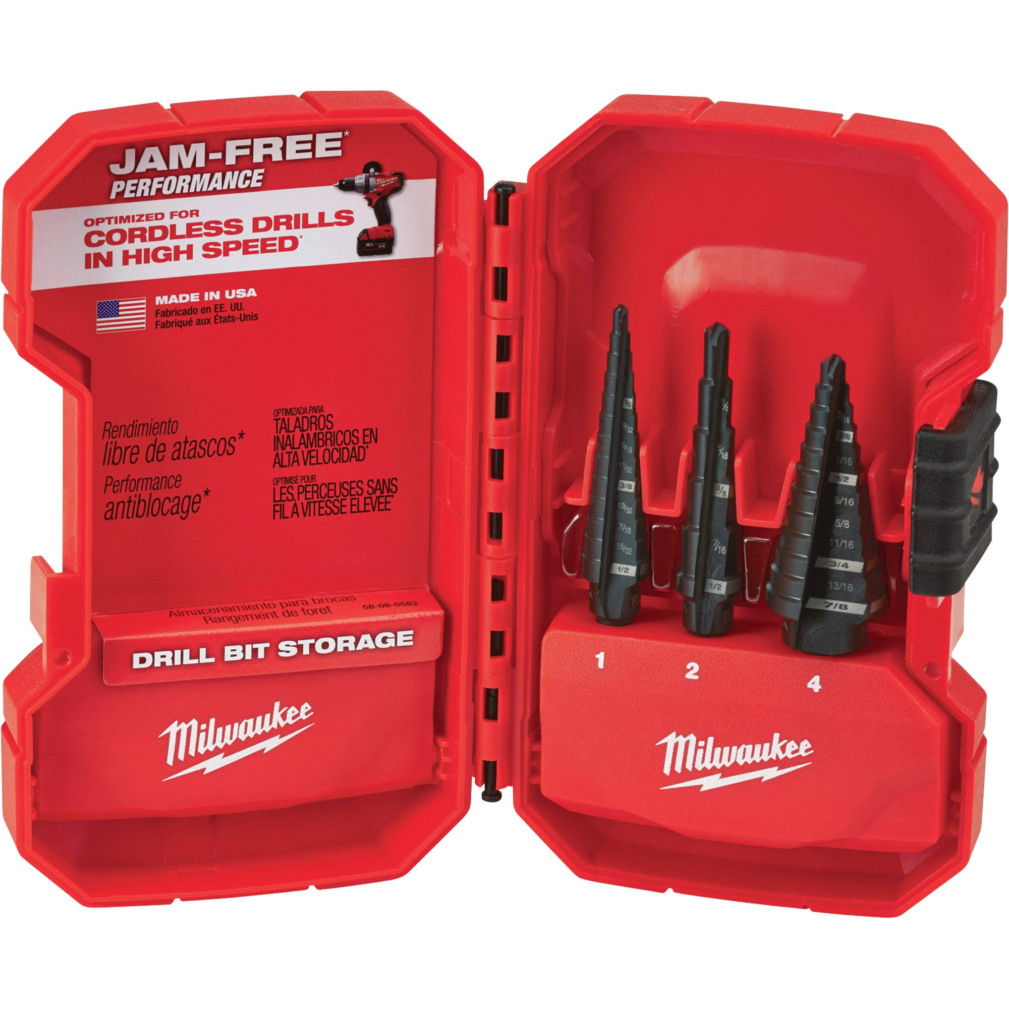 Milwaukee Step Drill Bit Kit