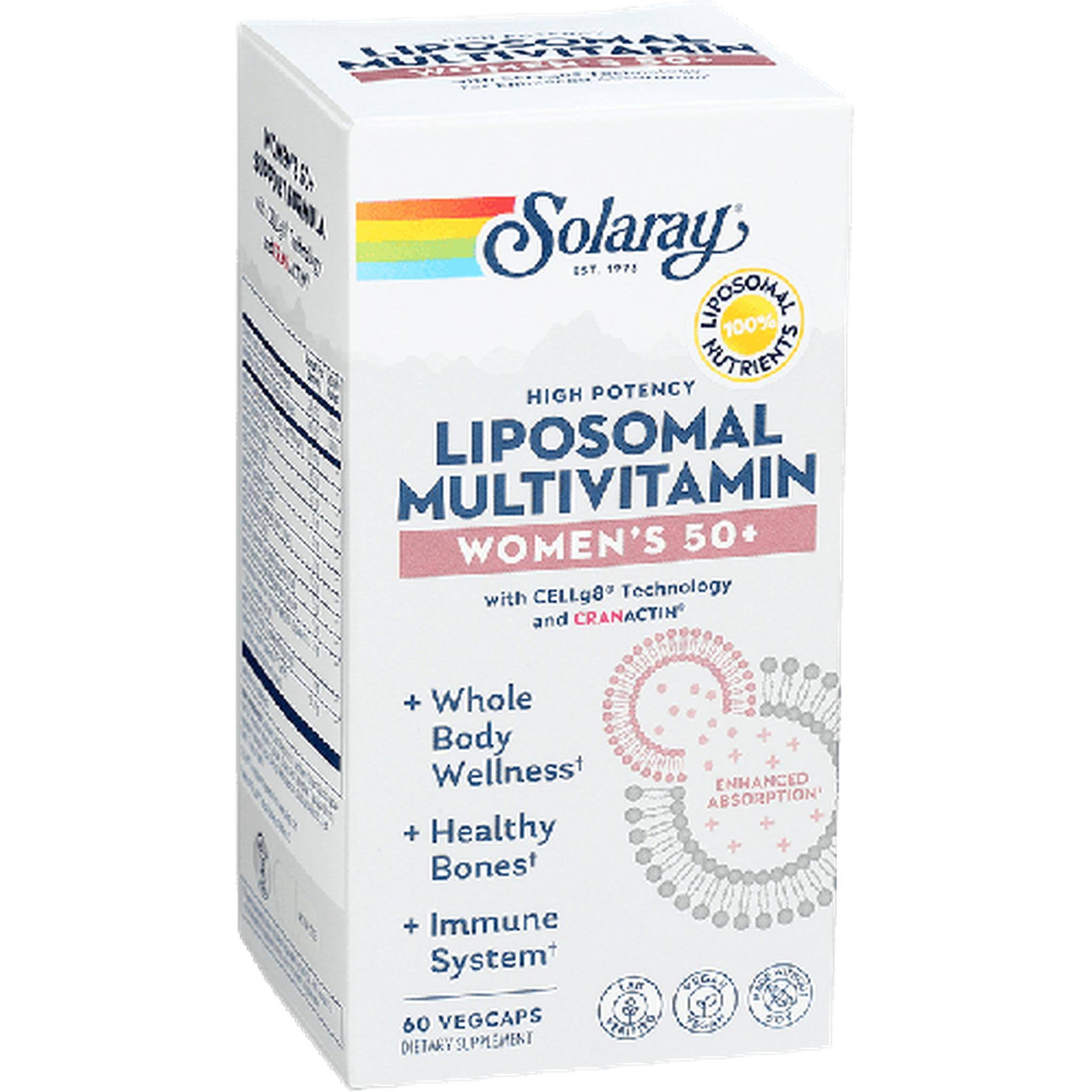 Solaray Liposomal Multivitamin Woman +50 60 Vegetable Capsules