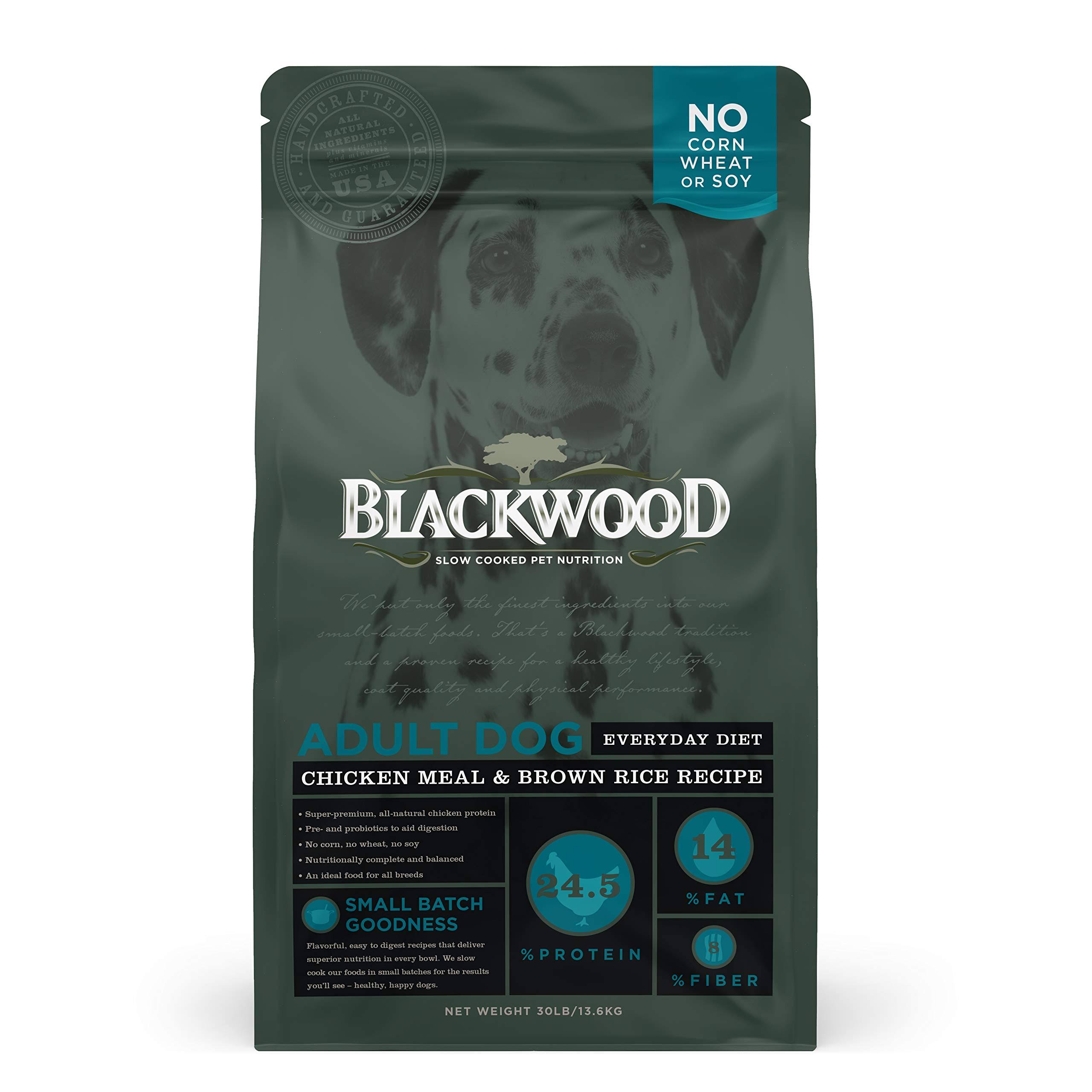 Blackwood Chicken Meal & Rice Recipe Everyday Diet Adult Dry Dog Food, 30-lb