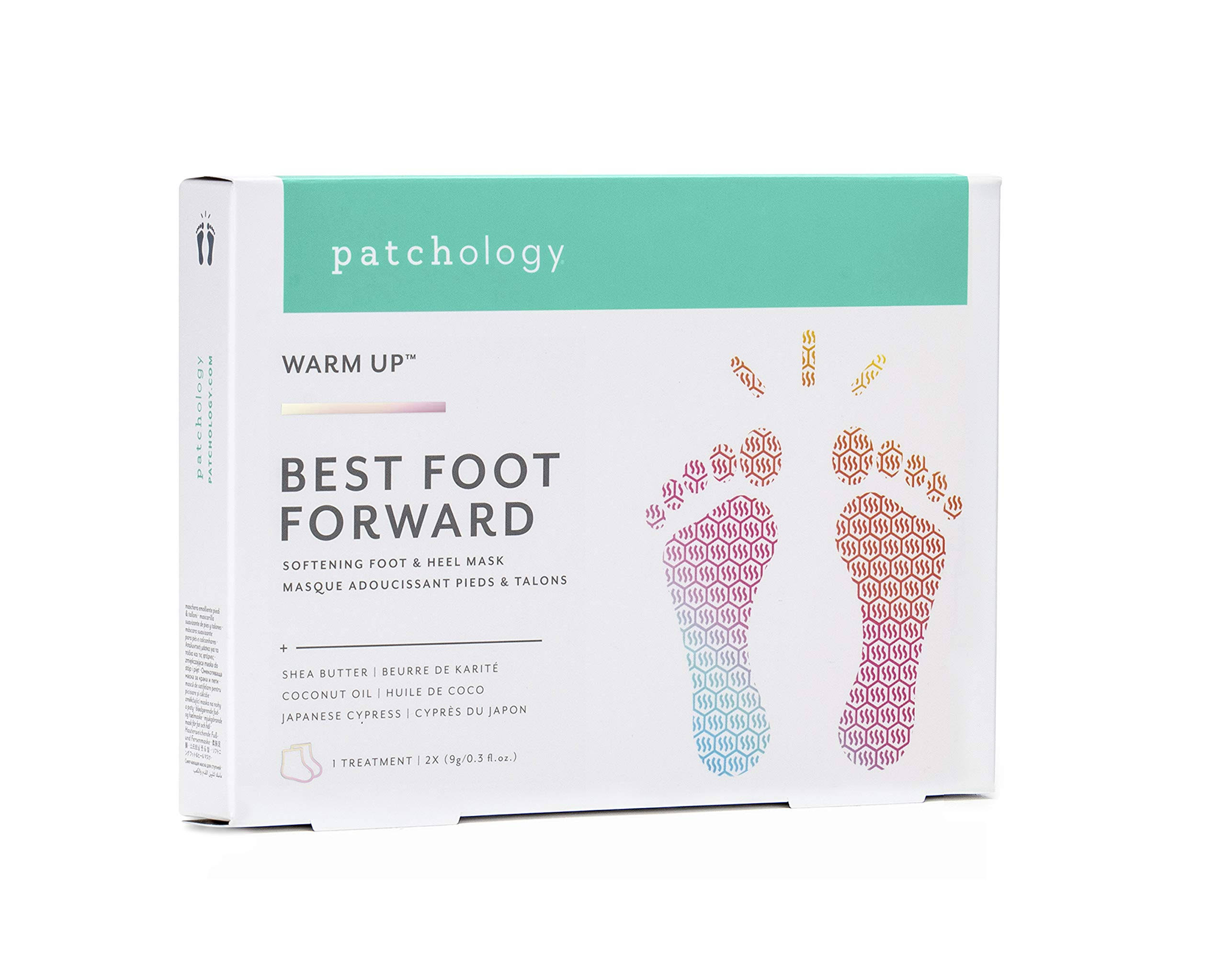 Patchology - Warm Up Best Foot Forward - Softening Foot & Heel Mask (1 Treatment)