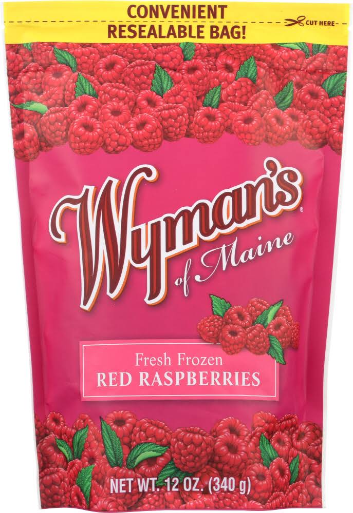 Wyman's Fresh Frozen Red Raspberries - 12oz