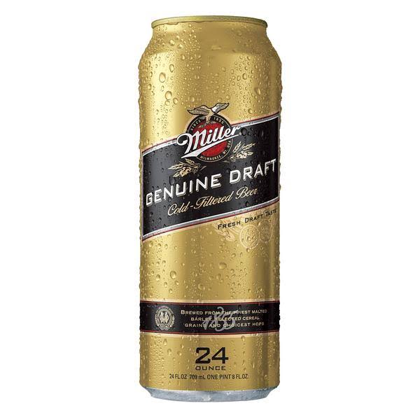 Miller Genuine Draft Cold-Filtered Beer - 24 fl oz