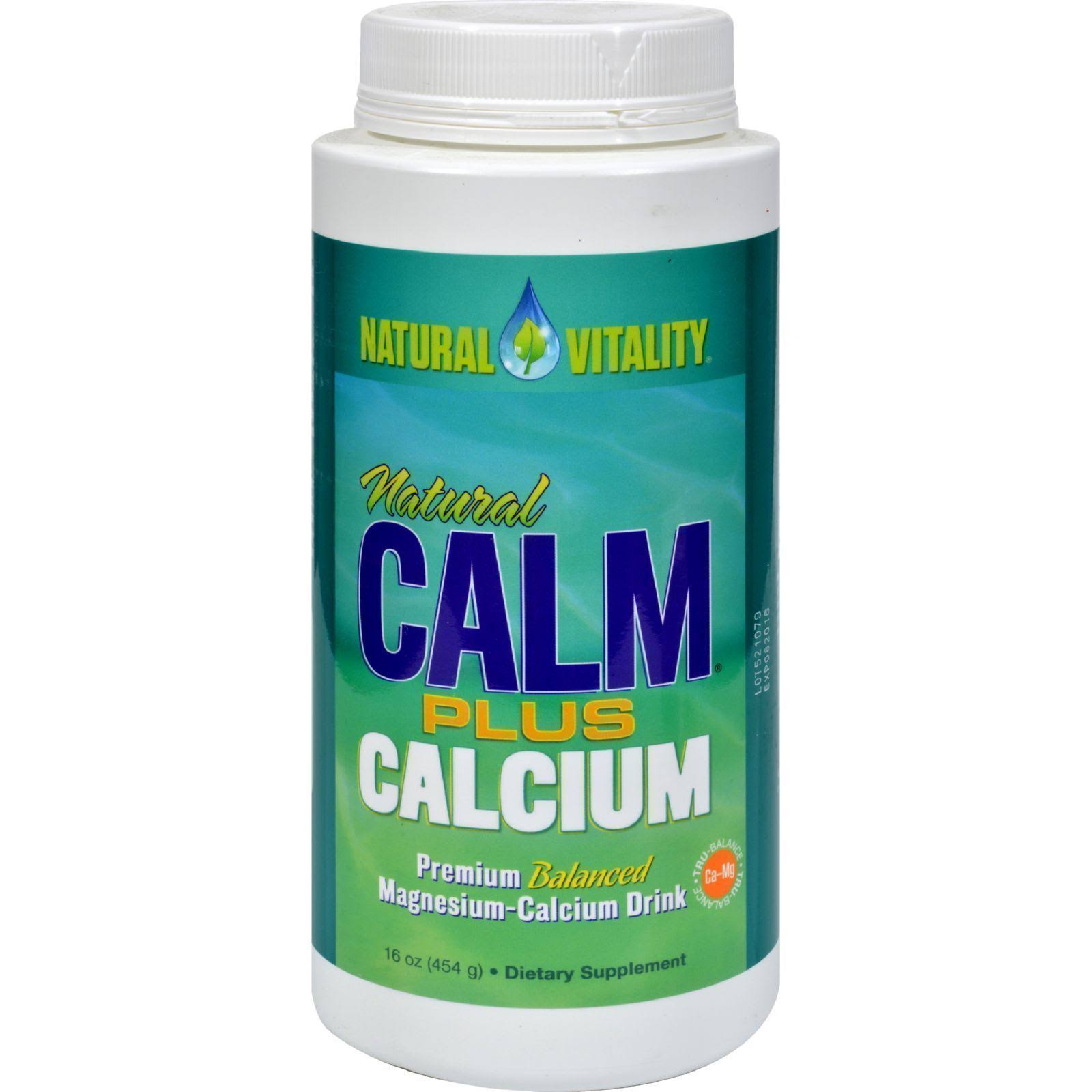 Natural Calm Plus Calcium Diet Supplement - 16oz