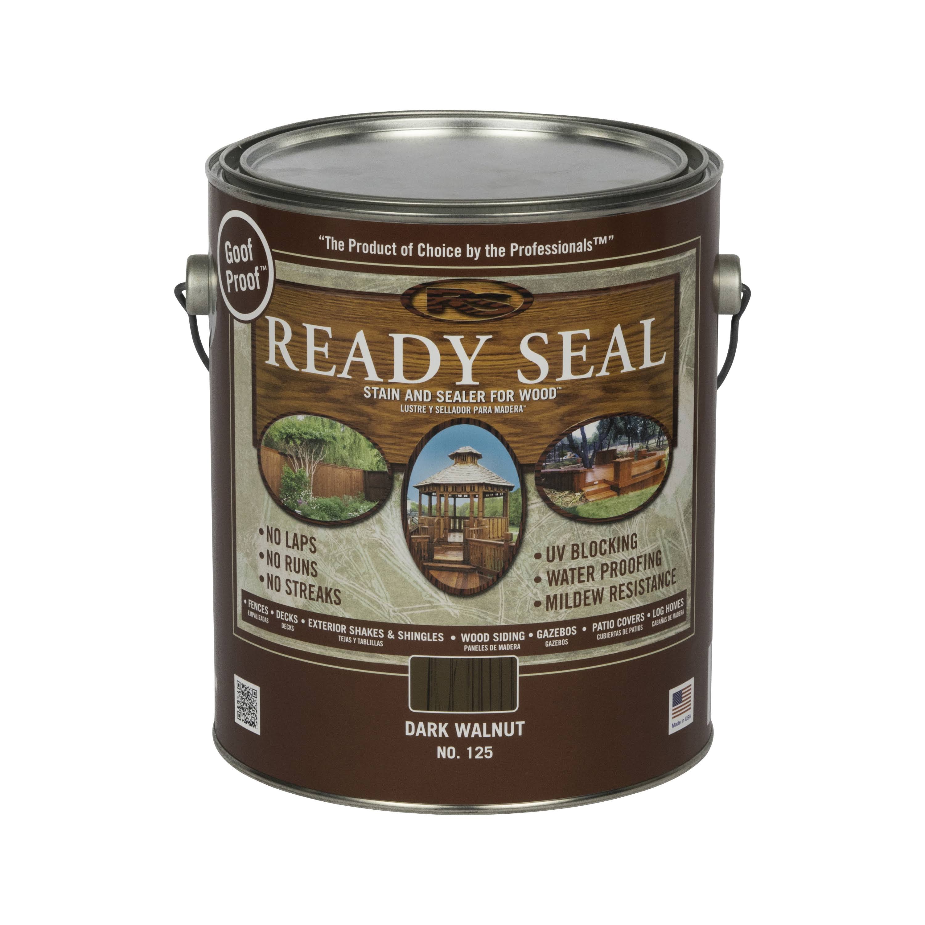 Ready Seal Dark Walnut Semi-Transparent Exterior Stain