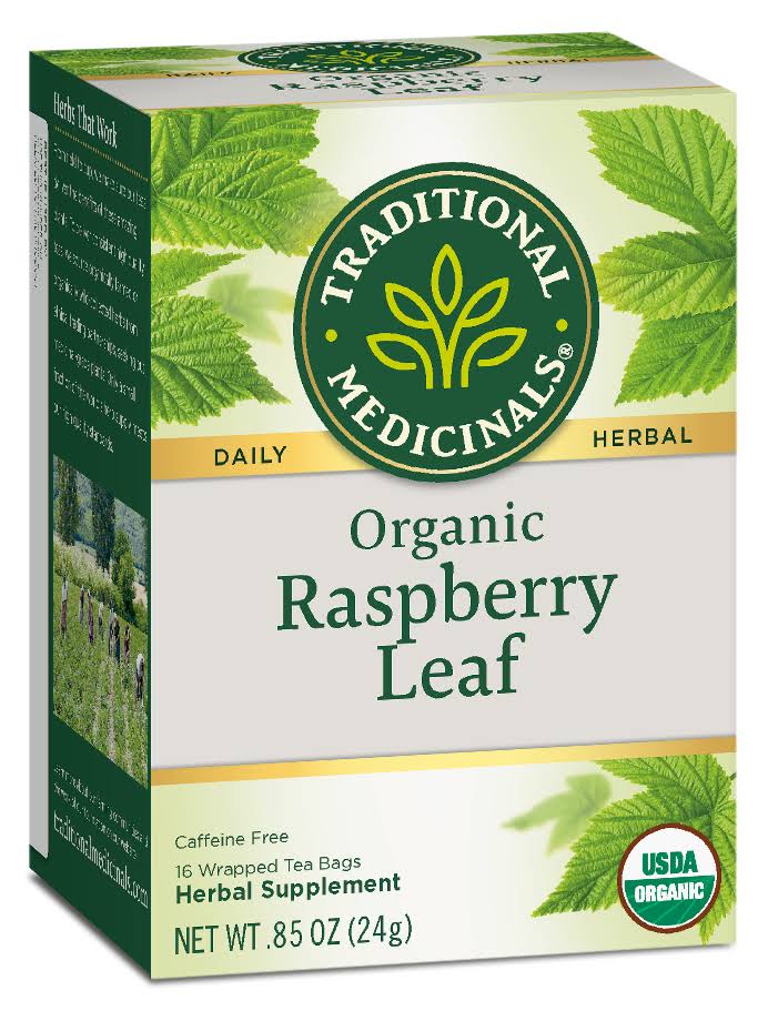 Traditional Medicinals Organic Herbal Tea - Raspberry Leaf, 16 Bags