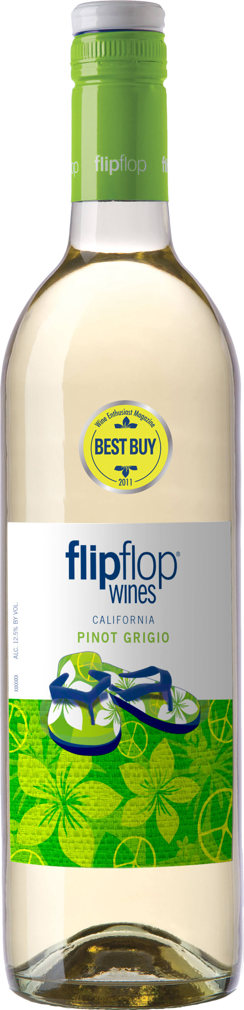 FlipFlop Pinot Grigio, California, 2010 - 750 ml
