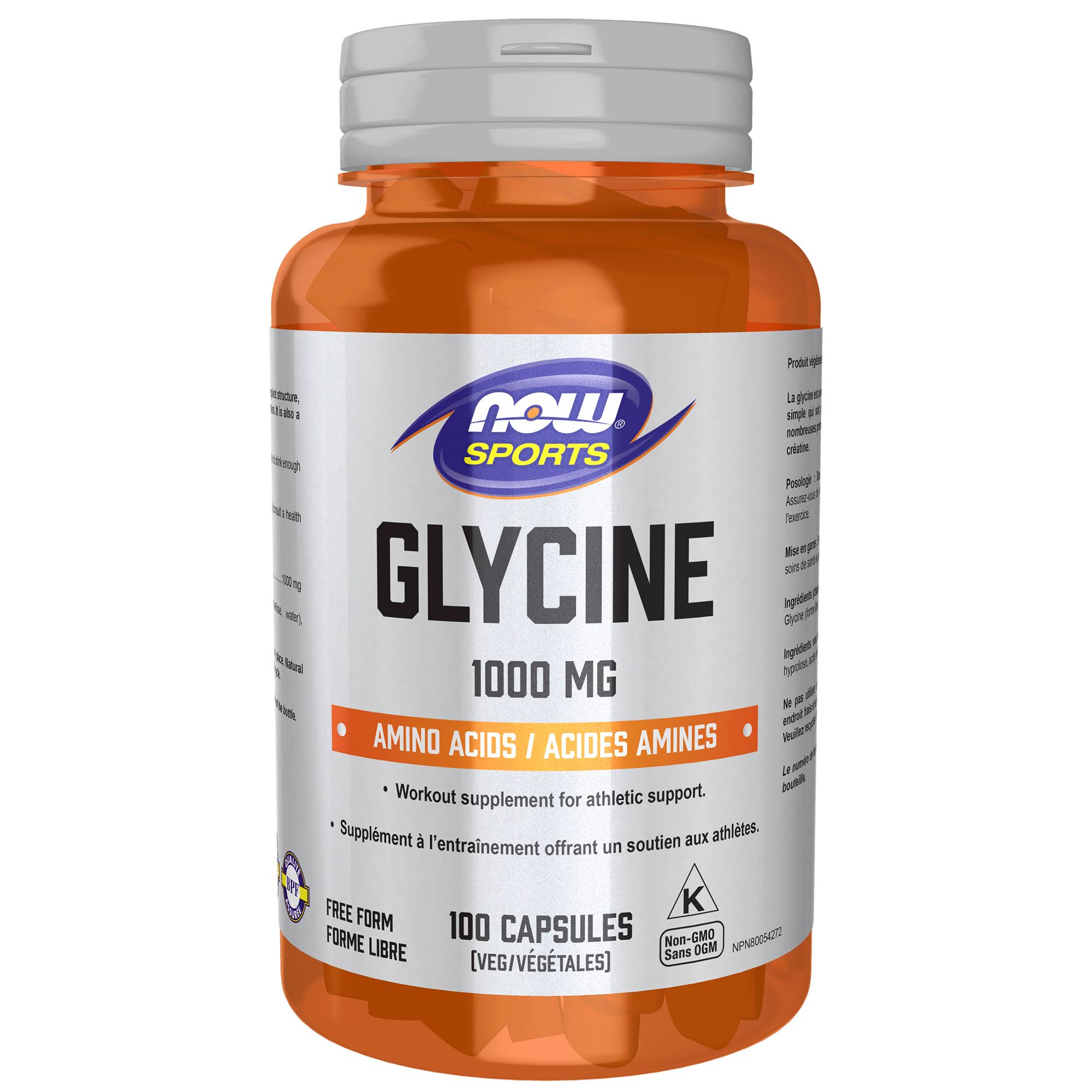 Now Glycine Dietary Supplement - 100ct
