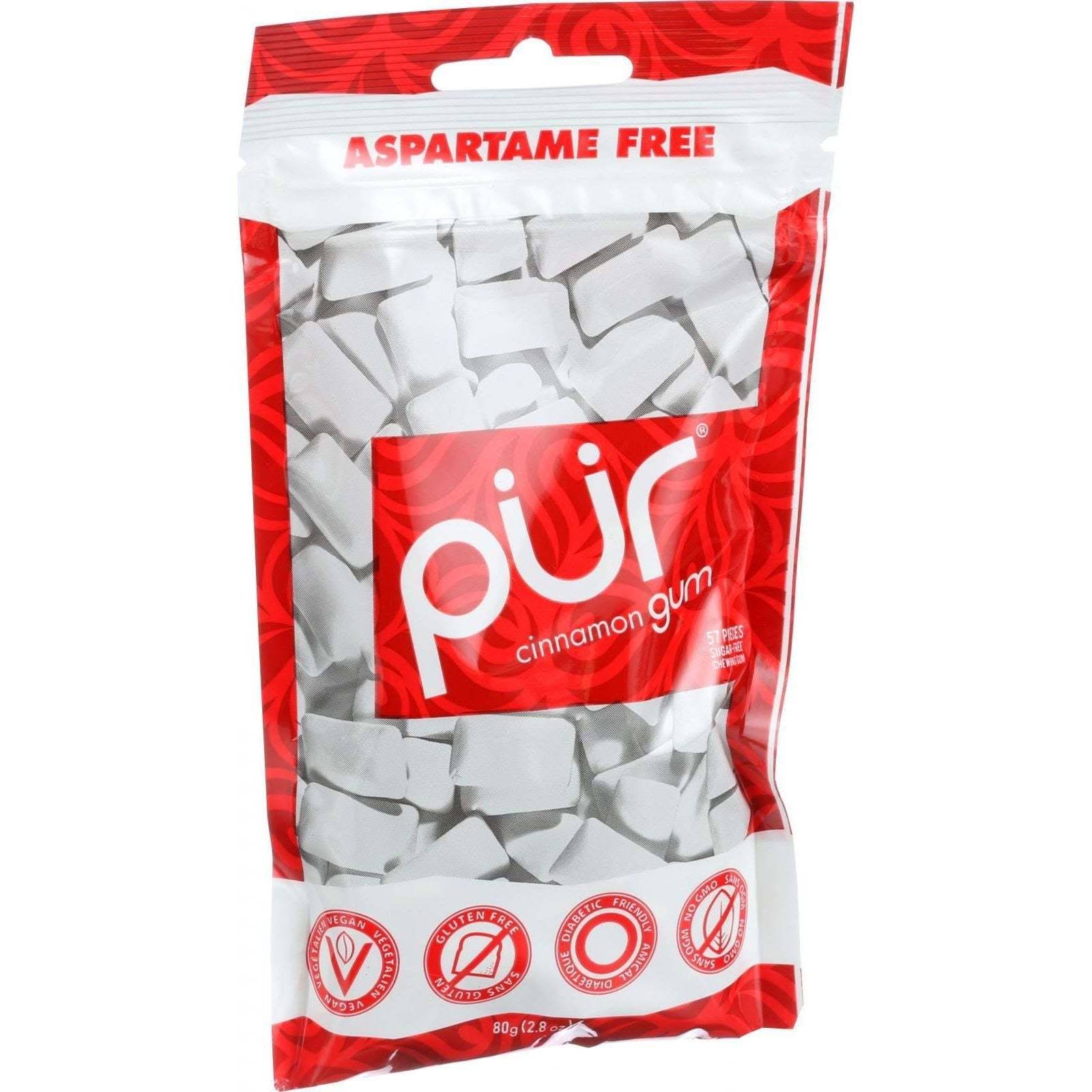 PUR Gum Sugar Free Chewing Gum - Cinnamon