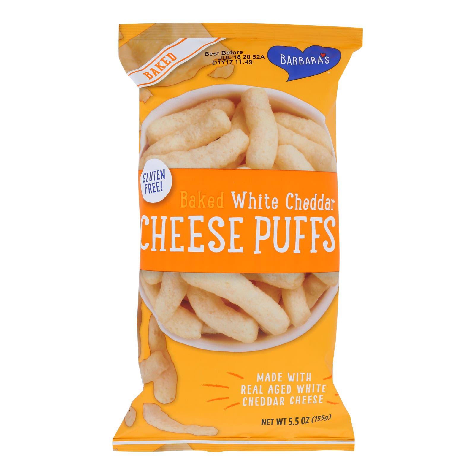 Barbara's Baked White Cheddar Cheese Puffs - 5.5oz