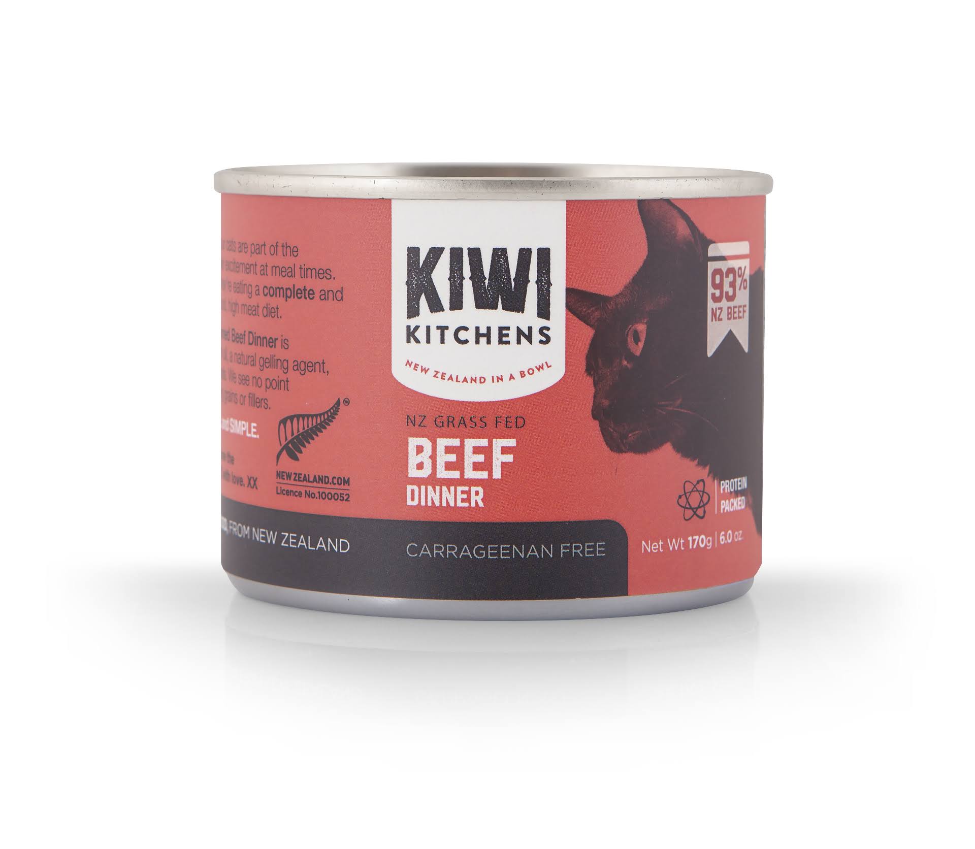 Kiwi Kitchens Beef Dinner Canned Cat Food / 6 oz