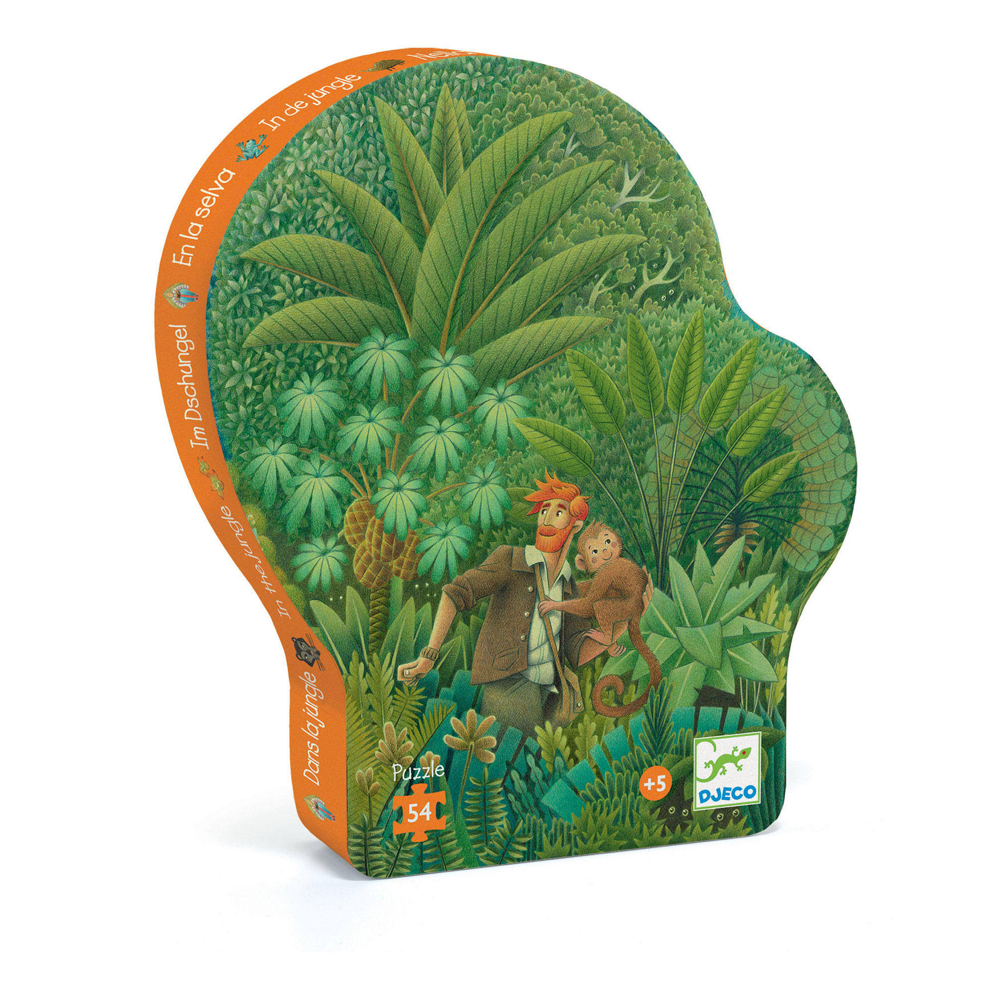 Djeco In the Jungle Silhouette Puzzle - 54pcs