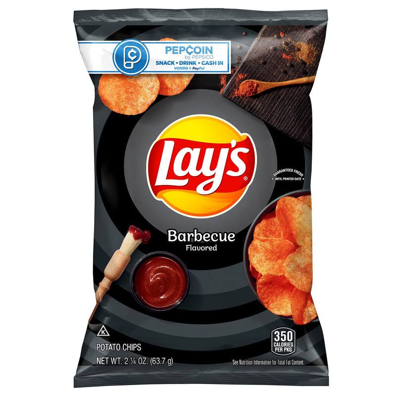 Lay's Potato Chips, Barbecue Flavored - 2.25 oz