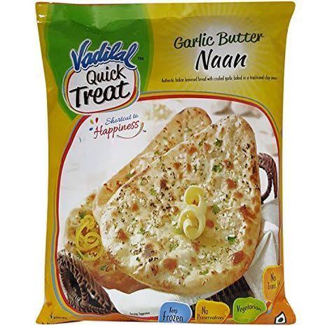 Vadilal Garlic Butter Naan Value Pack - 16 Pack - India Grocery and Spice - Delivered by Mercato