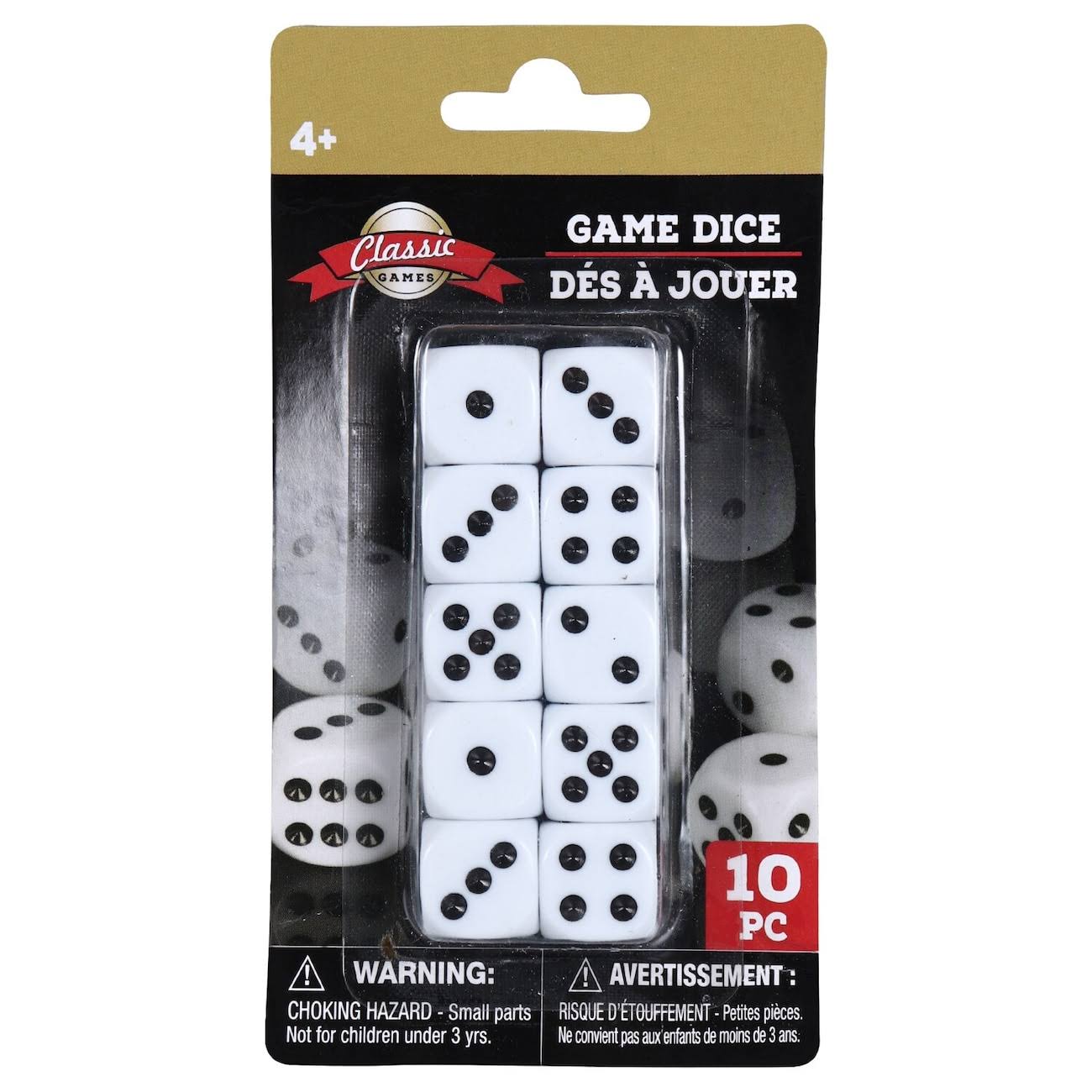 Classic Games 10 PC. Game Dice - New