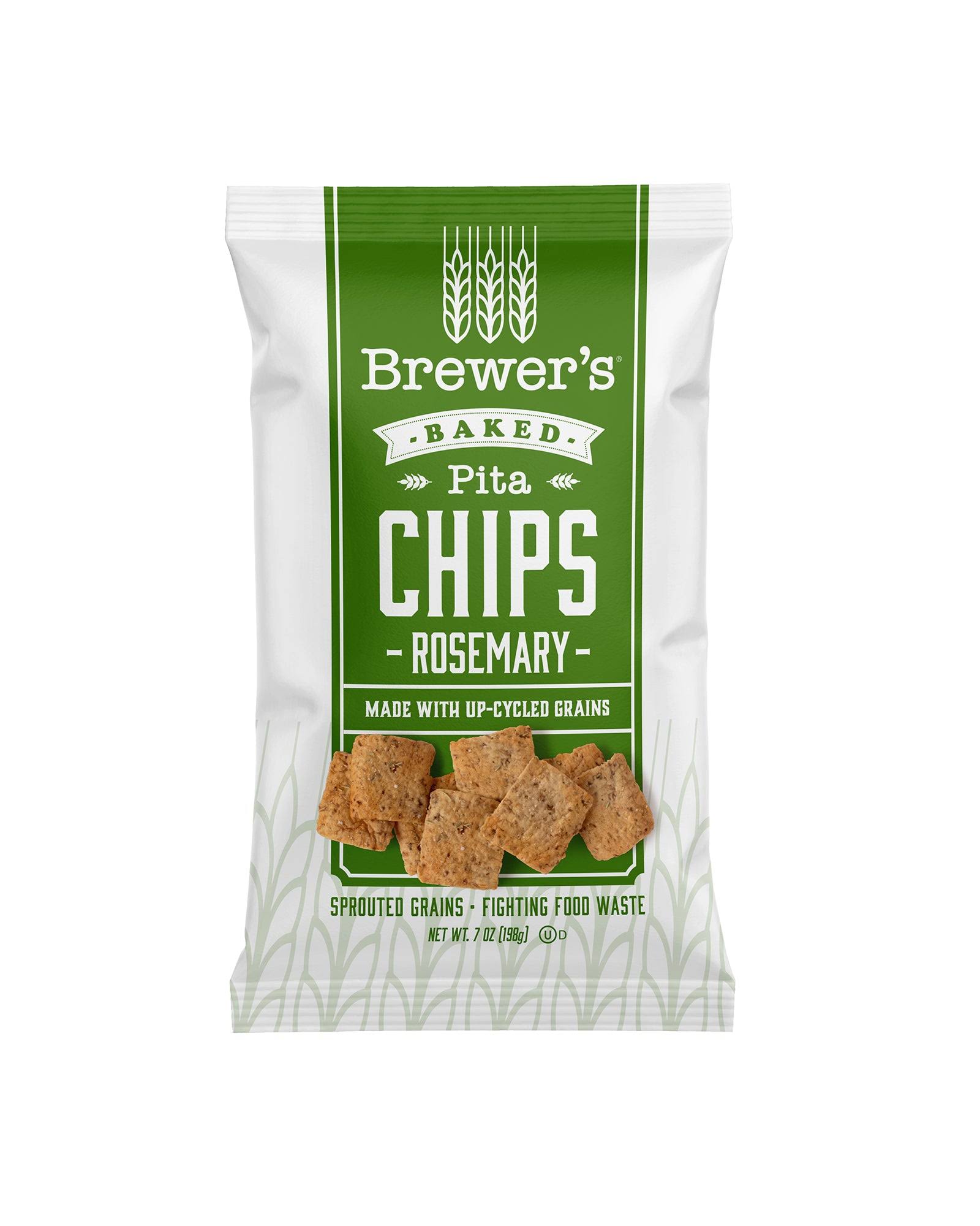 Brewer's Rosemary Baked Pita Chips - 7 oz