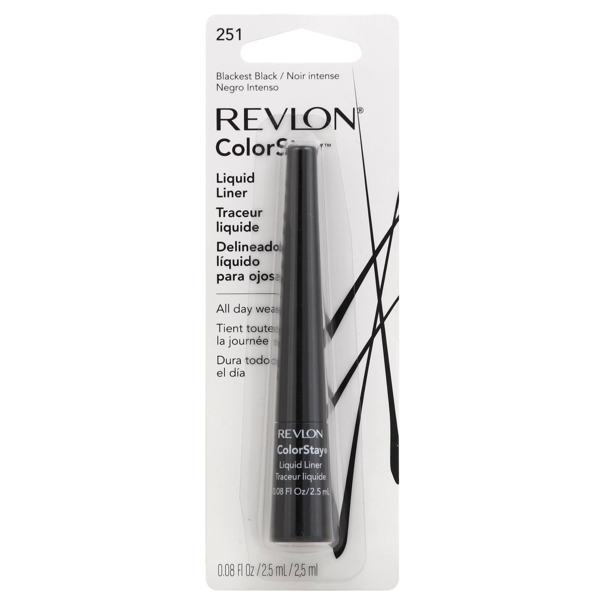 Revlon Colorstay Liquid Eyeliner - Black, 0.08oz