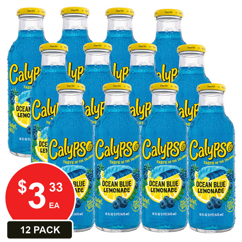 Calypso 473ml Ocean Blue Lemonade