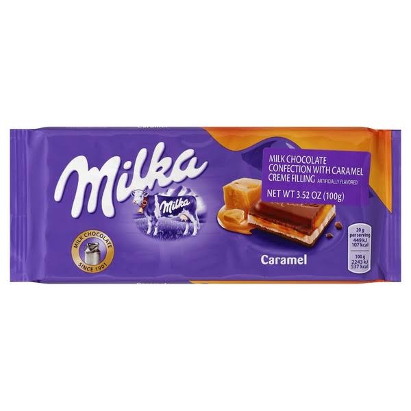 Milka Milk Chocolate - Caramel, 200g