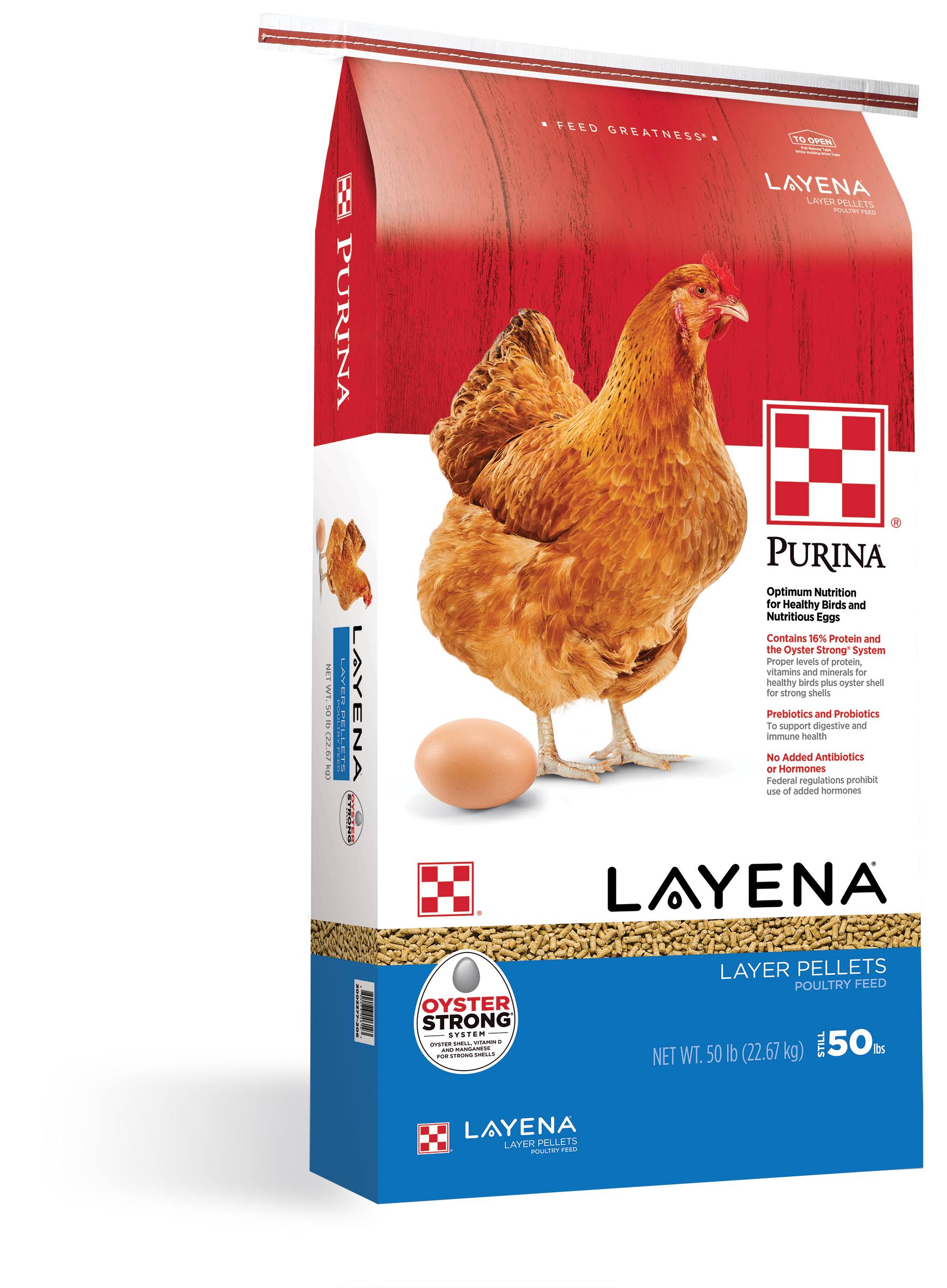 Purina Animal Nutrition Layena Pellet - Oyster, Strong