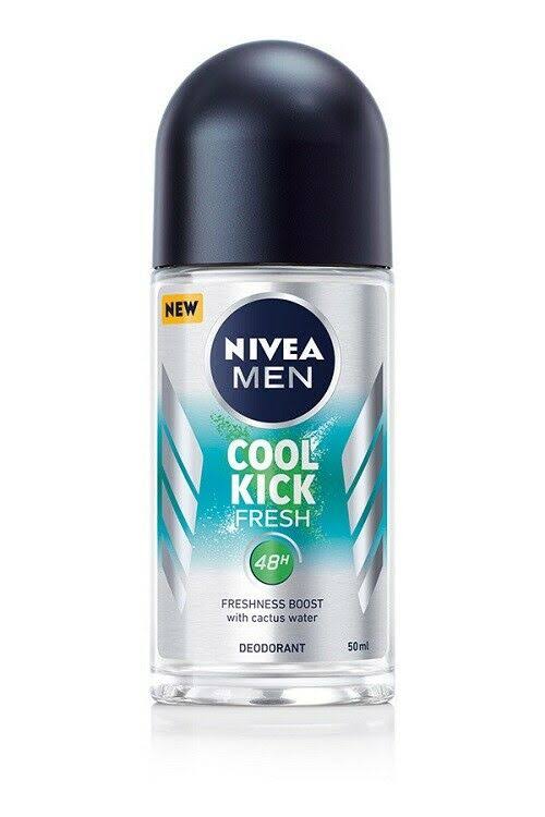 Nivea Men Fresh Kick Anti-Perspirant Roll-On Deodorant 50ml
