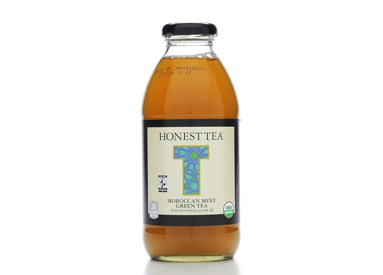 Honest Green Tea, Organic, Moroccan Mint - 16 fl oz