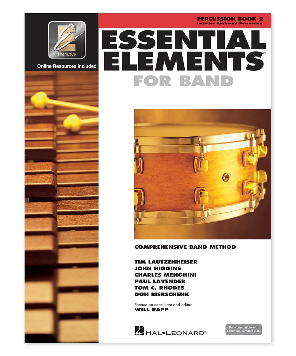 Hal Leonard Essential Elements 2000 Book #2 - Percussion