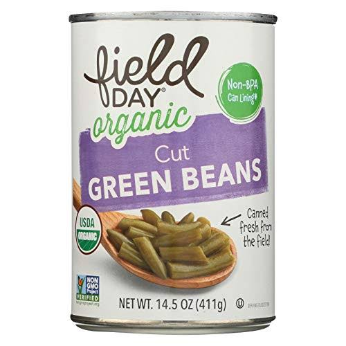 Field Day Organic Cut Green Beans - 411g