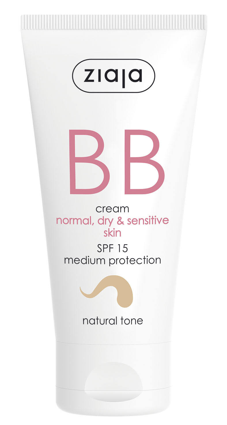 Ziaja Bb Cream Normal, Dry and Sensitive Skins SPF15 Natural Tone 50