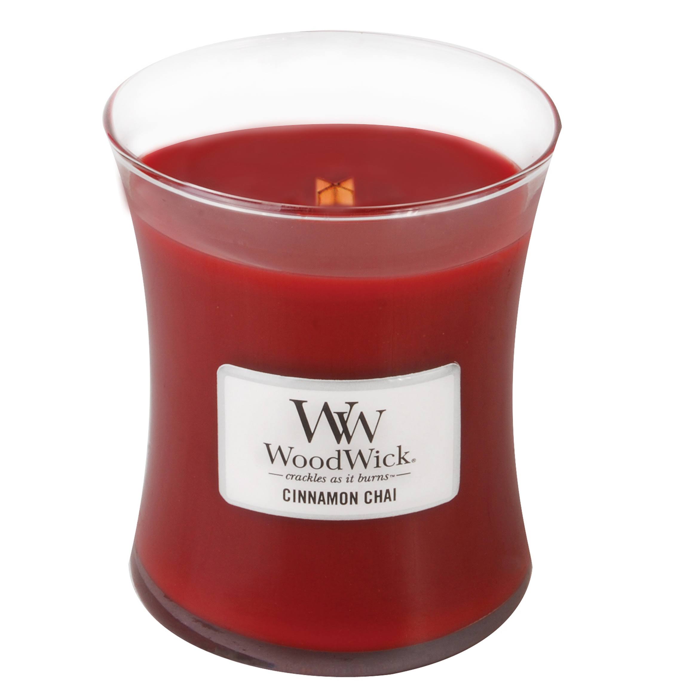 Woodwick Candle Medium Jar - Cinnamon Chai