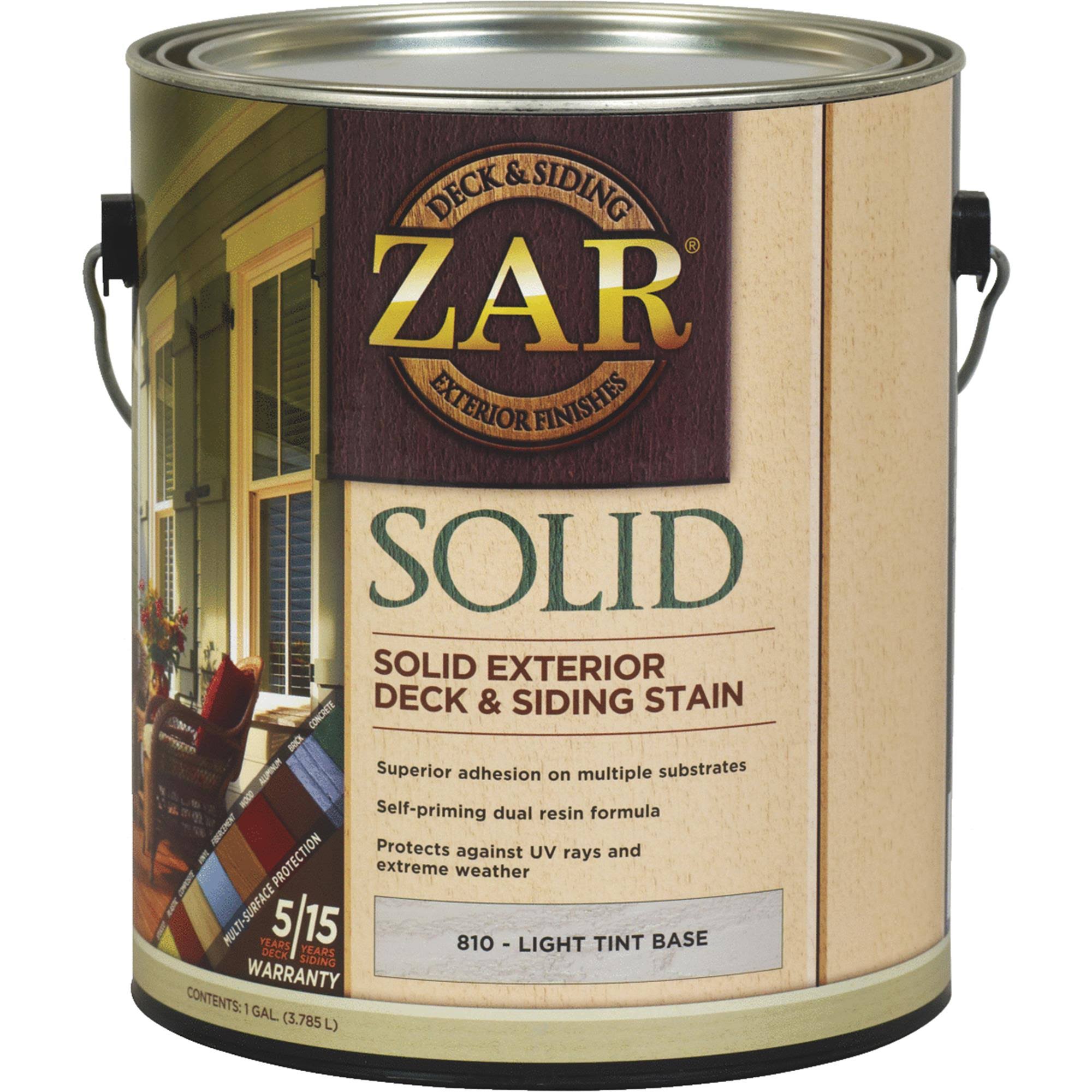 Zar Solid Exterior Deck & Siding Stain