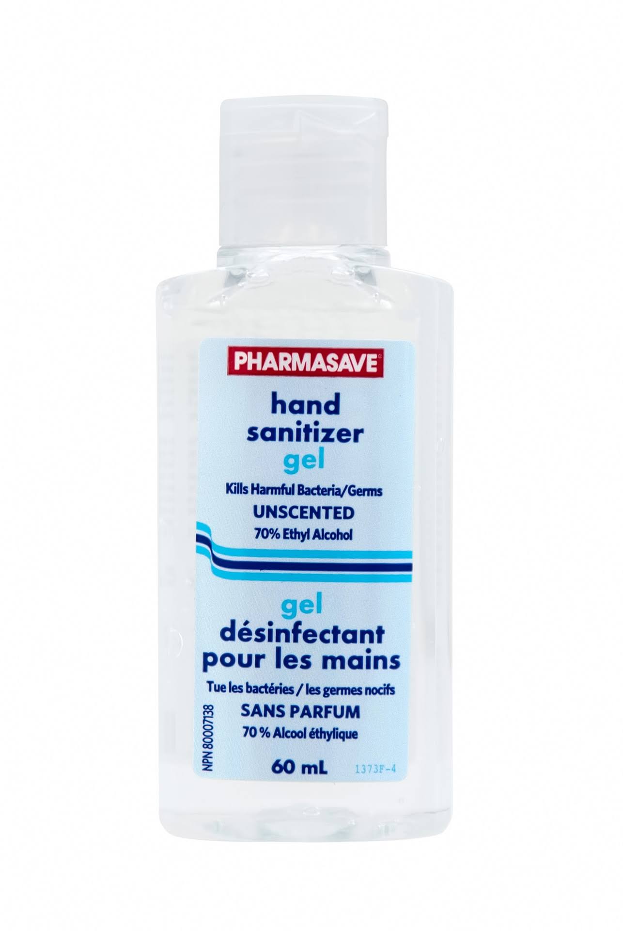 PHARMASAVE HAND SANITIZER - UNSCENTED 60ML