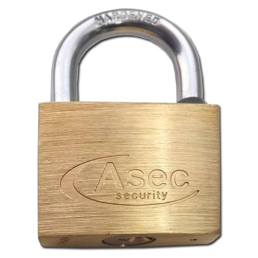 ASEC KD Open Shackle Brass Padlock 60mm