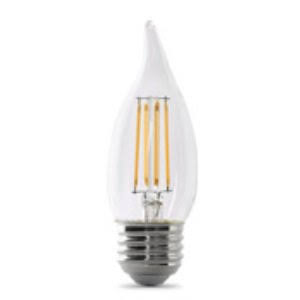 Feit 5000K Dimmable Flame Tip LED Bulb - 2pk, 500 Lumen, 60W Equivalent