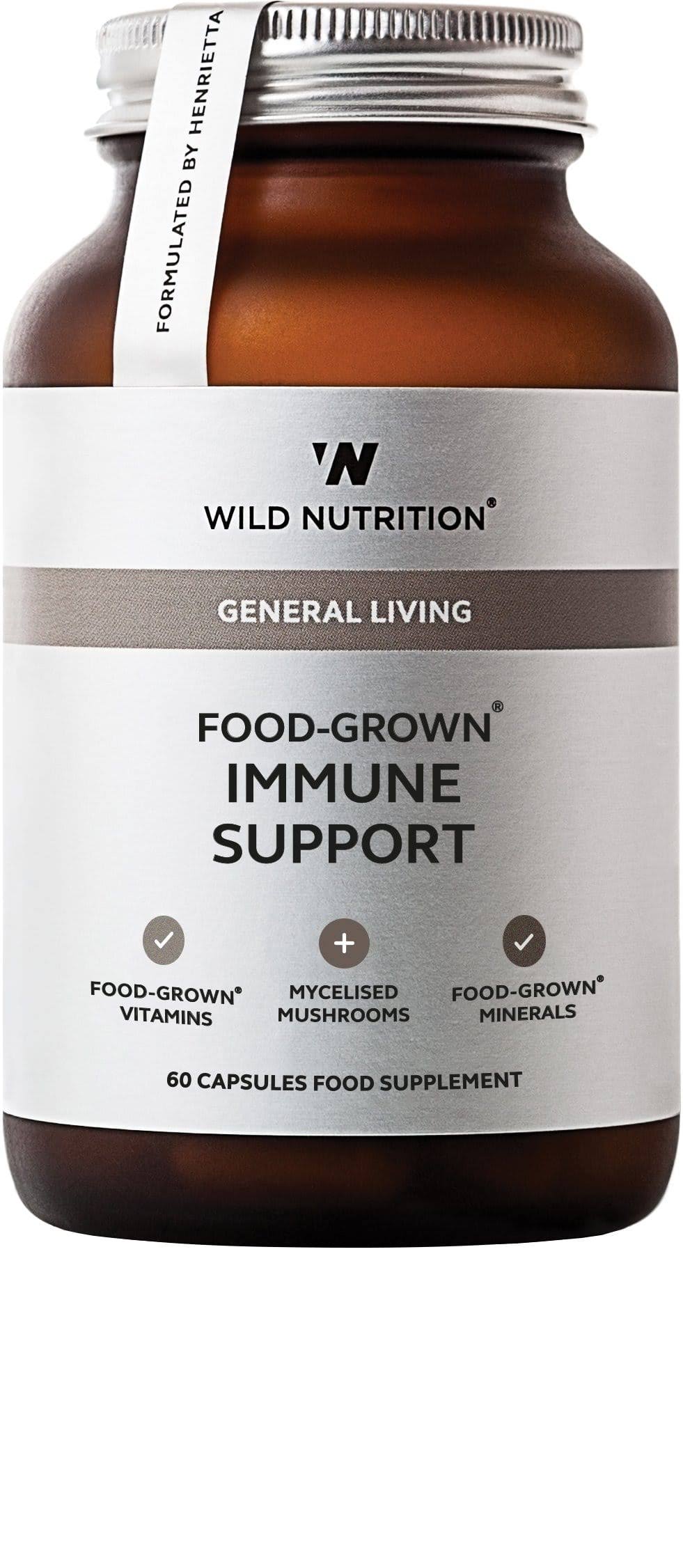 Wild Nutrition Food-Grown Immune Support (60 Capsules)