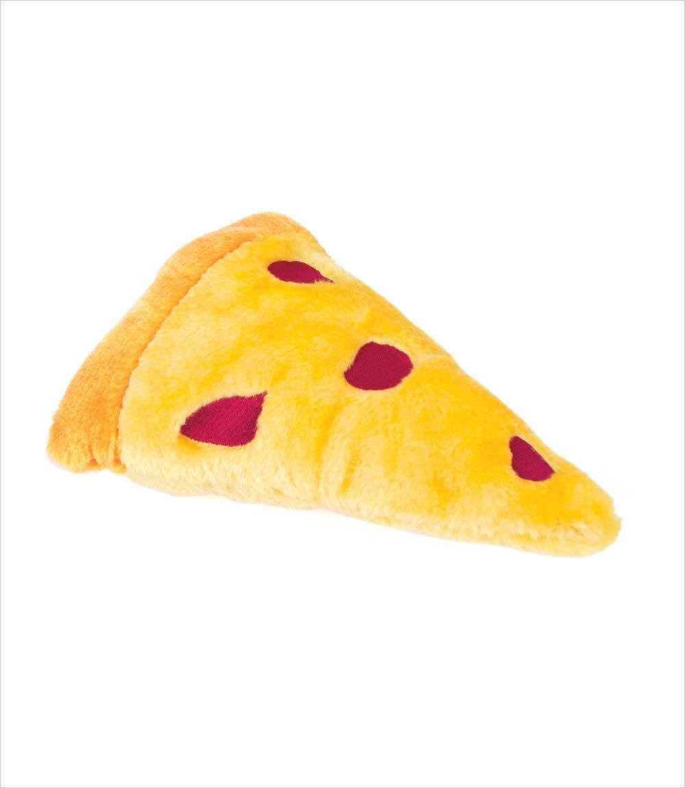ZippyPaws Squeakie Emojiz Squeaky Plush Dog Toy - Pizza Slice