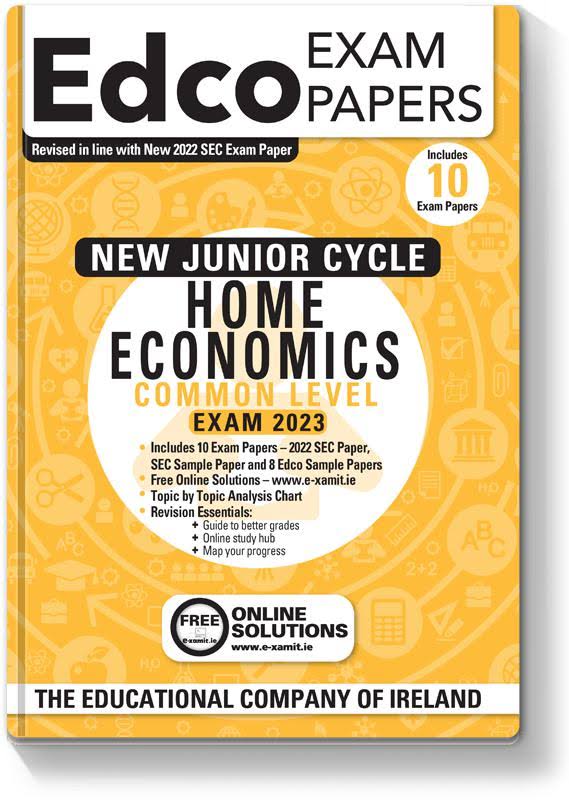 Junior Certificate Home Economics Higher & Ordinary Level Exam Papers - Edco