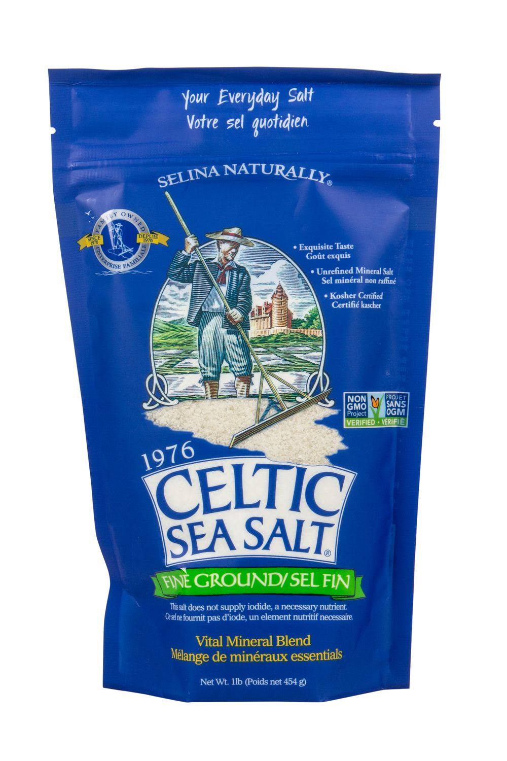 Celtic Sea Salt Fine Ground - 16 Oz