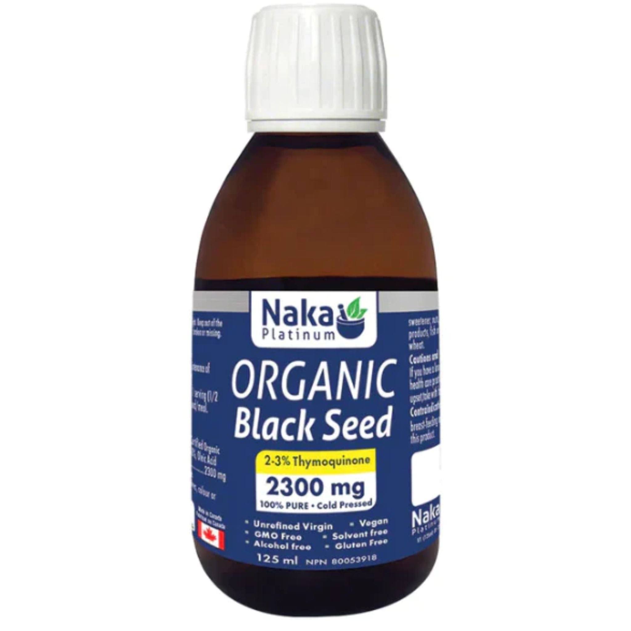 Naka Plat Organic Black Seed Oil 125ml