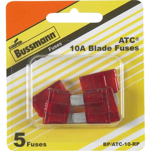 Cooper Bussmann Blade Fuses - 10A, x5