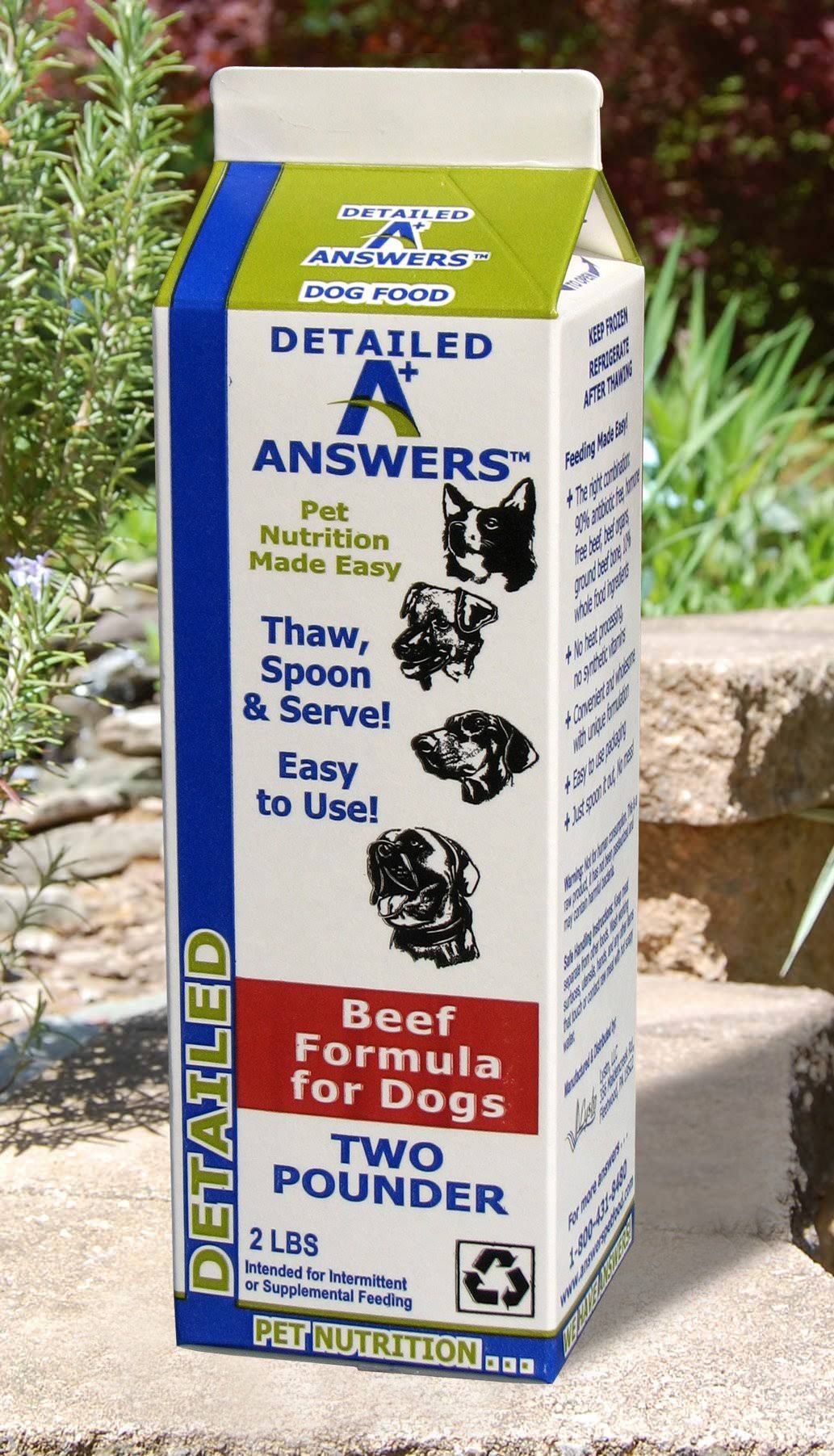 Answers Detailed Beef Pounder 4 lb.