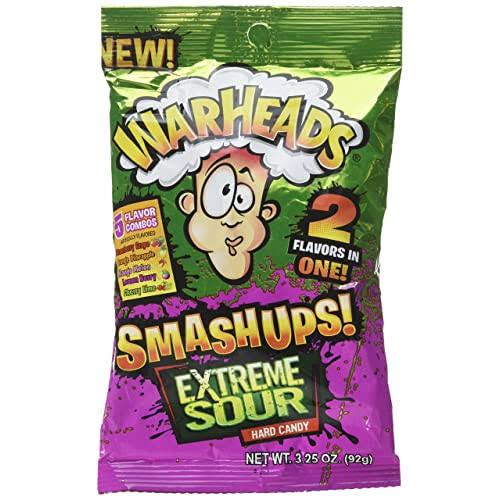 Warheads Smashups Extreme Sour Hard Candy - 3.25oz
