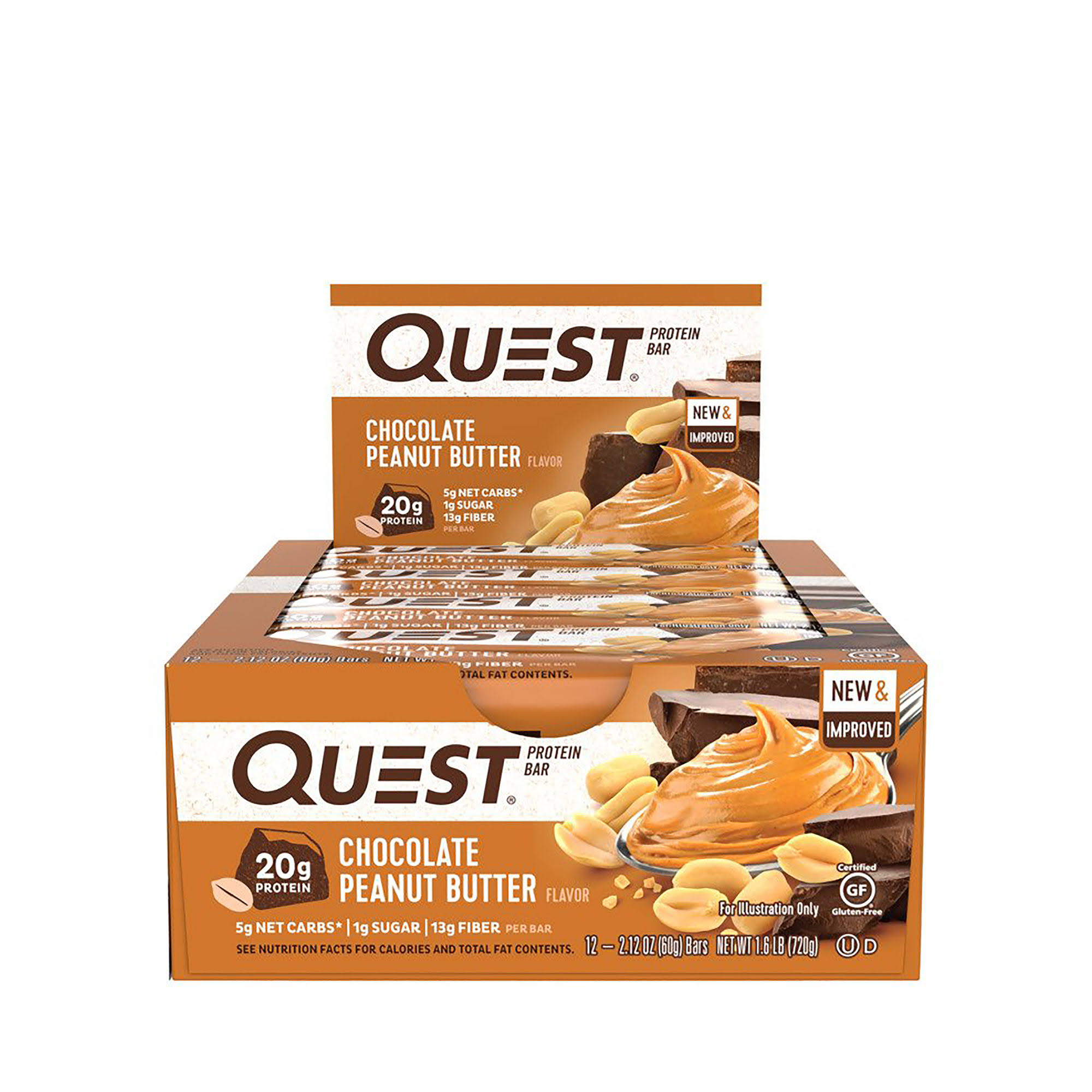 Quest Bar Protein Bars - Chocolate Peanut Butter