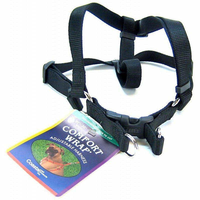 Comfort Wrap Adjustable Dog Harness - Black