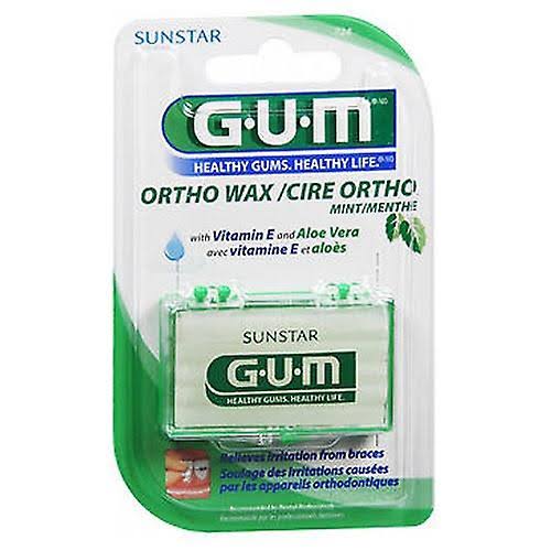 Sunstar GUM Ortho Wax - Mint, .8 Oz