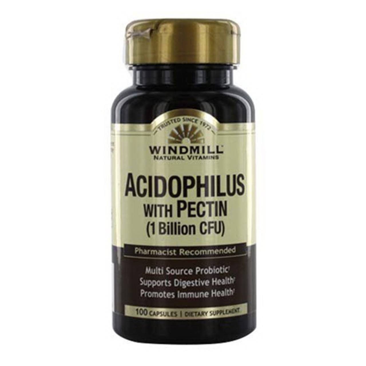 Windmill Acidophilus with Pectin - 100 Capsules