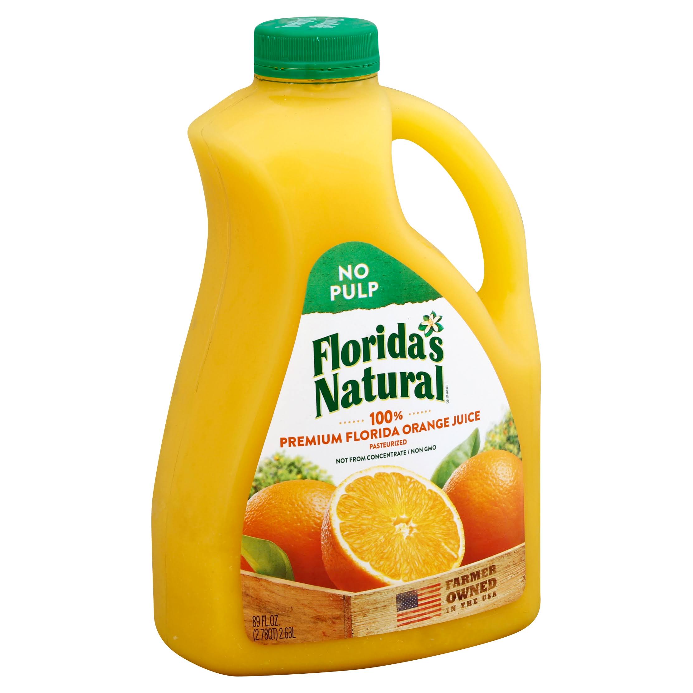 Florida's Natural No Pulp Orange Juice - 89 Oz