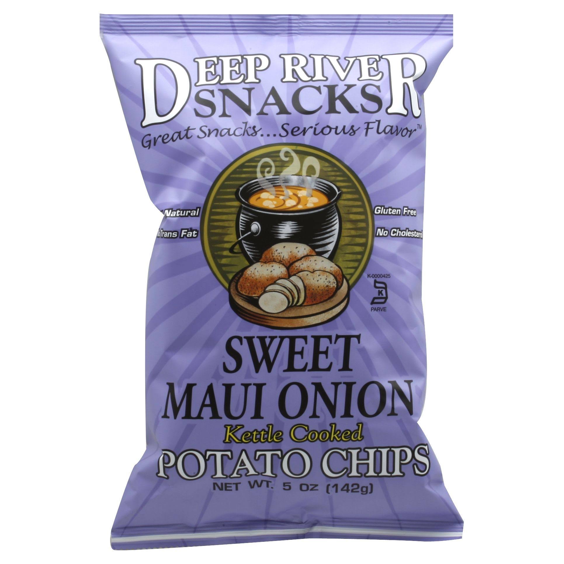 Deep River Snacks Potato Chips - Sweet Maui Onion, 5oz