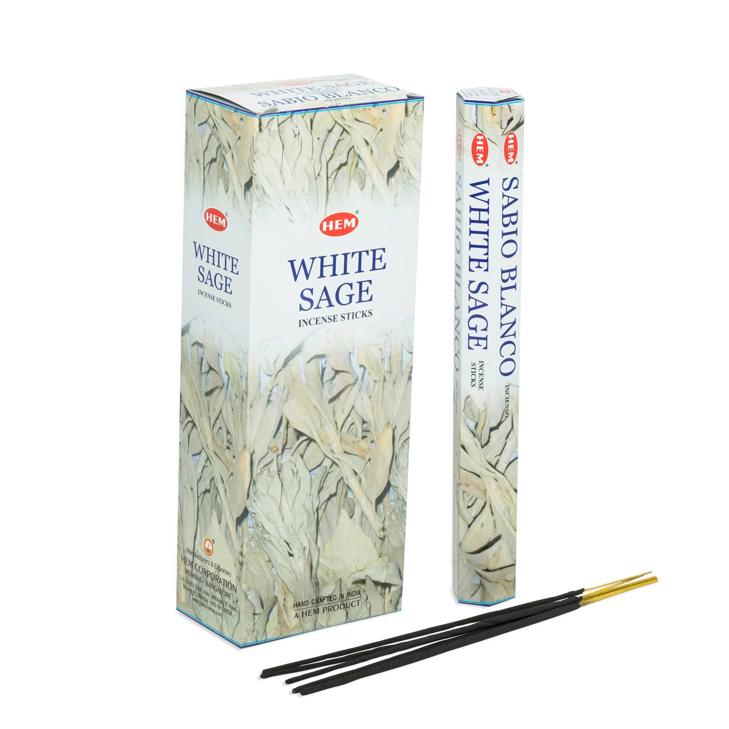 Hem White Sage Hexa Incense Sticks - 6pk x 20 Sticks